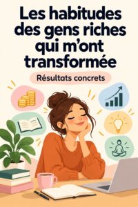 Femme contemplant ses finances avec des habitudes de riches