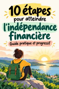 Femme souriante consultent un document financier pour atteindre l'indépendance financière.