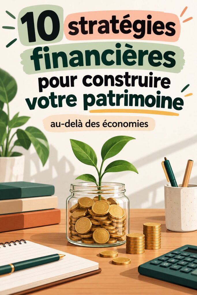 Femme examinant ses finances avec un ordinateur et un carnet, représentant les stratégies financières pour construire un patrimoine.